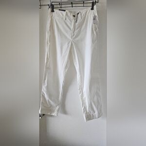 White Gap Cropped Pant